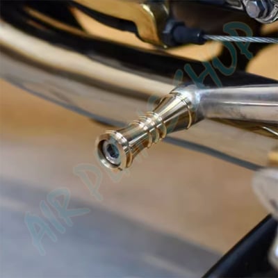 凱旋黃銅造型打擋桿streettwin speedtwin Bobber T100 T120  黃銅排檔桿1