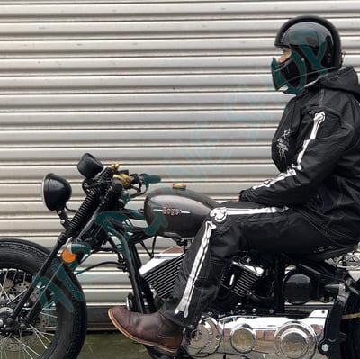 兩截式雨衣 復古擋車 兩截式雨衣 分截式雨衣 防水外套5