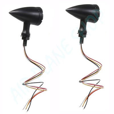 復古摩托車方向燈 三合一尾燈方向燈 三合一方向燈 凱旋方向燈 哈雷方向燈5