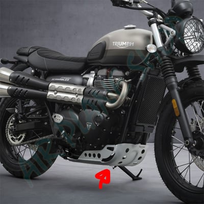 street scrambler900原廠下護板3