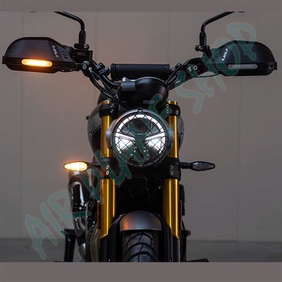 scrambler400x方向燈護弓 scrambler400x護手2