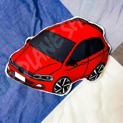 福斯polo抱枕 MK7抱枕 polo枕頭 造型抱枕 訂製2