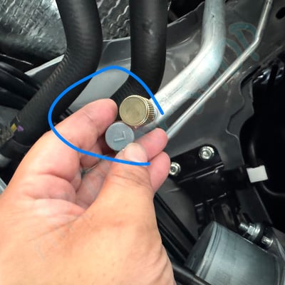MX-5空調蓋 馬自達MX5冷媒蓋 高低壓 冷媒 銅蓋專用馬自達2