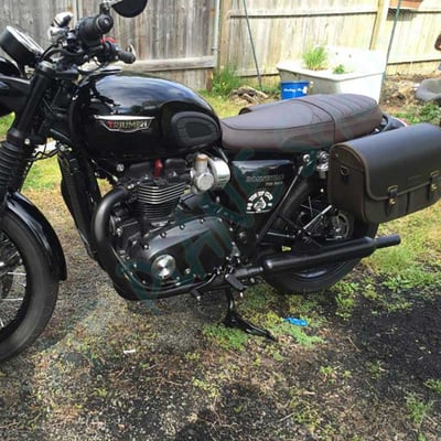 凱旋T100側箱 T120側架  streettwin貨架 W800邊箱 speedtwin 凱旋bobber側箱2