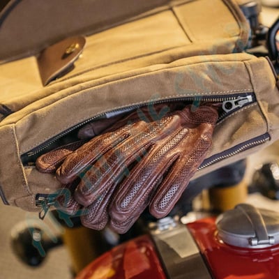 復古摩托車手把包 重機導航包 機車導航包 騎行包 凱旋導航支架7