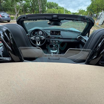 MX5透明迴風網 MX-5透明風擋 MX5擋風片透明1