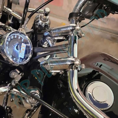 R18增高 R18手把加高座 BMWR18改装 R18握把加高把手2