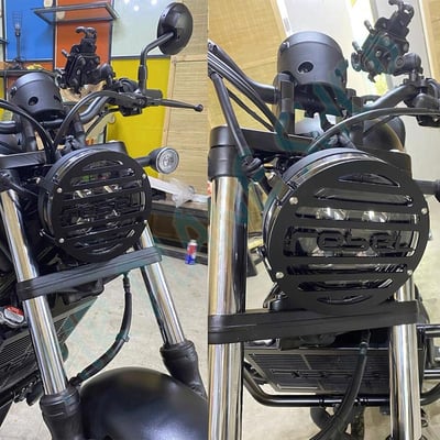 Rebel500大燈罩  本田叛逆者500大燈網3