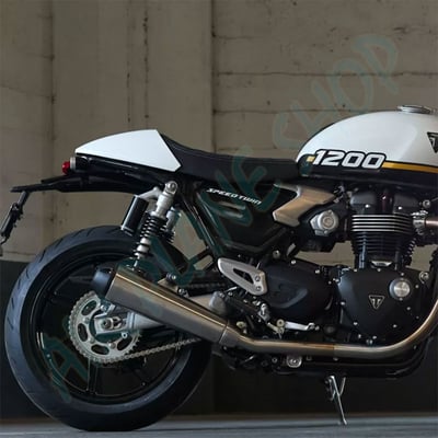 SPEEDTWIN1200子彈尾 凱旋SPEEDTWIN1200菱格坐墊蓋 SPEEDTWIN單座蓋2