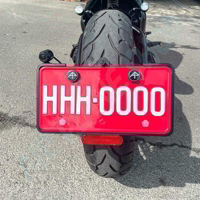 凱旋BOBBER牌架 bobber短土除 triumphbobber 凱旋車牌7