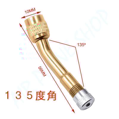 氣嘴轉接 L型氣嘴 美式氣嘴 黃銅氣嘴 機車打氣轉接 腳踏車氣嘴7