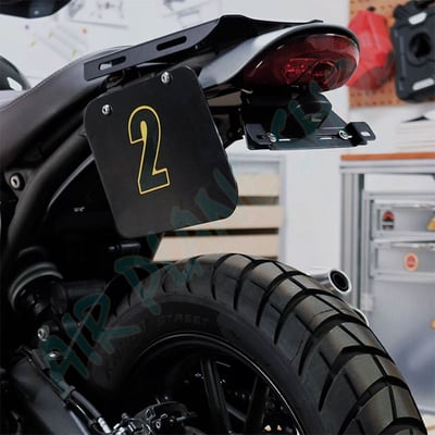 凱旋400車牌號 凱旋speed400牌架 凱旋Scrambler400數字牌2