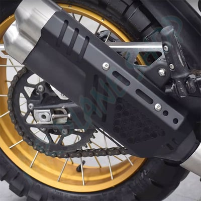 scrambler400X防燙蓋 凱旋400X排氣管防燙蓋2