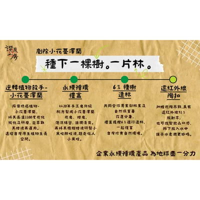 小花蔓澤蘭永續循環禮盒-炭陶杯6