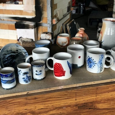 彩繪窯燒馬克杯5