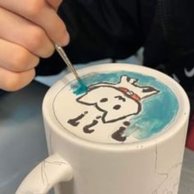 彩繪窯燒馬克杯2