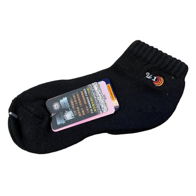 竹炭防黴精梳棉氣墊襪2