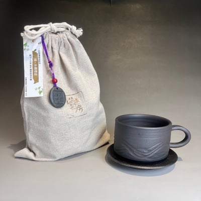 小花蔓澤蘭永續循環禮盒-炭陶杯4