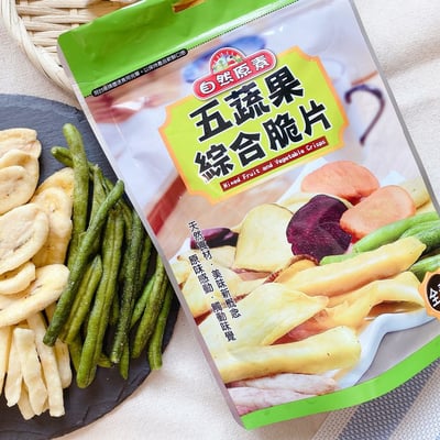 自然原素/波羅蜜/五蔬果/芒果乾/三色芋頭條/脆薯(全素)3