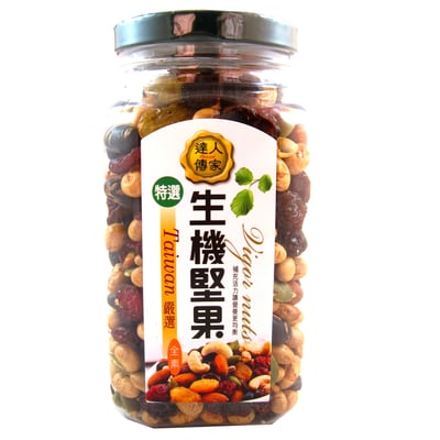 達人傳家-麻辣花生罐/生機堅果罐-口味任選(全素)2
