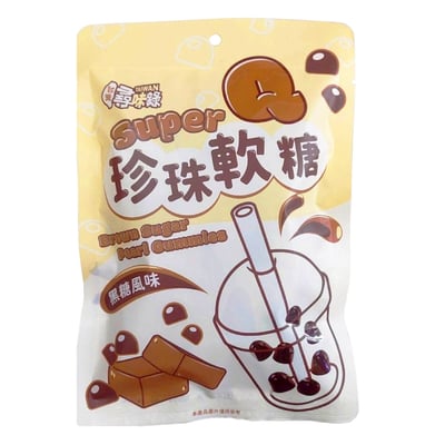 台灣尋味錄-珍珠軟糖(黑糖風味)60g3