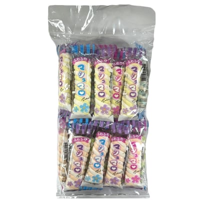 彩色轉轉棉花糖225g(30支入)2