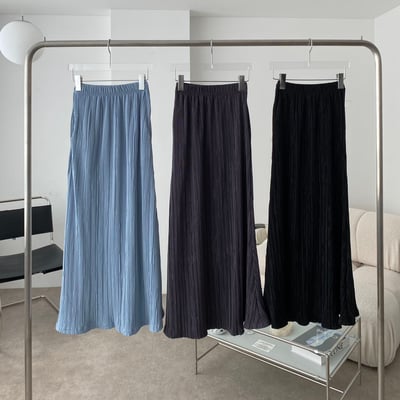 O24 彈性立體直紋瘦瘦裙7