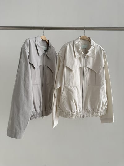 J05 拉鍊風衣片設計外套9