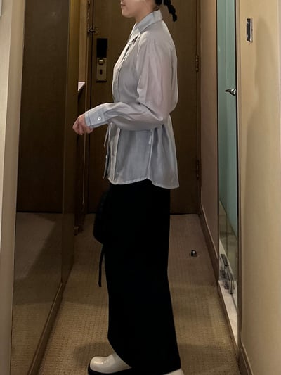 B09 微透光感隱約襯衫6