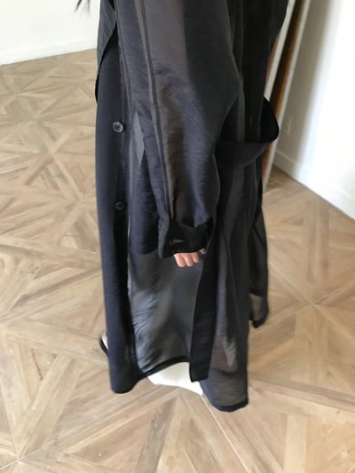 T01 高級感。夏季透膚長版罩衫14