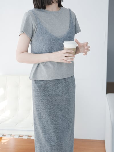 G07 閃耀銀蔥織紋背心6