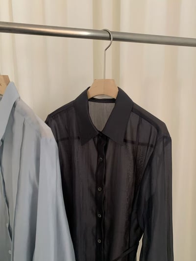 B09 微透光感隱約襯衫10