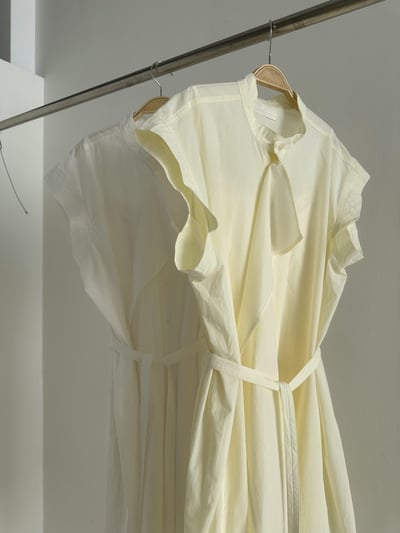 J10 垂墜感荷葉襯式洋裝(含內襯)5