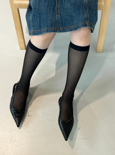 D09 尖頭蝴蝶結綁帶鞋7