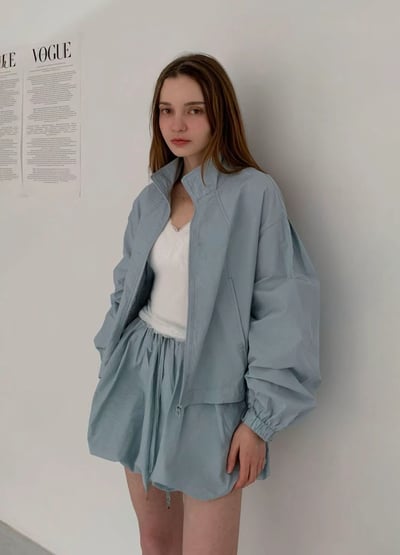 T13 SET細節簡約褲裙套裝7