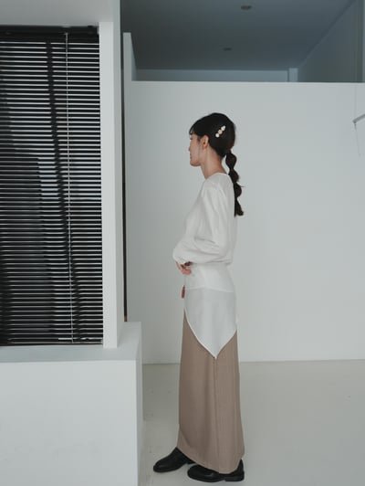 V06 老錢直紋西裝裙5