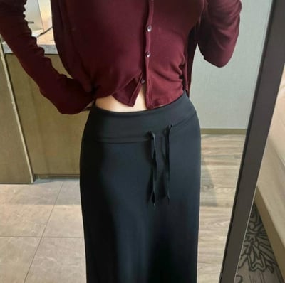 H18 A字版修身半身裙11