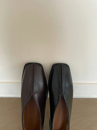 R02 俐落簡約皮直線平底鞋7