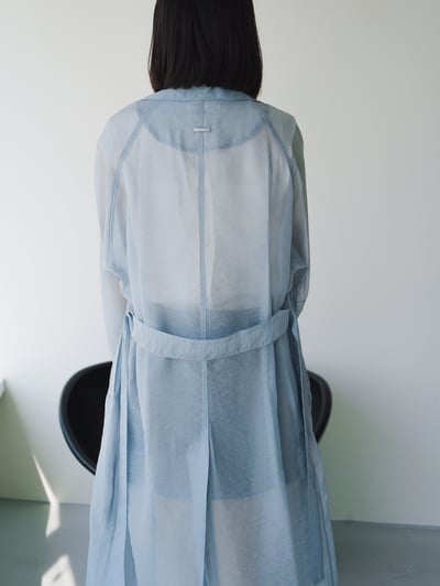 T01 高級感。夏季透膚長版罩衫6