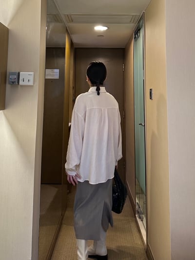 B05 不對稱文青領襯衫6