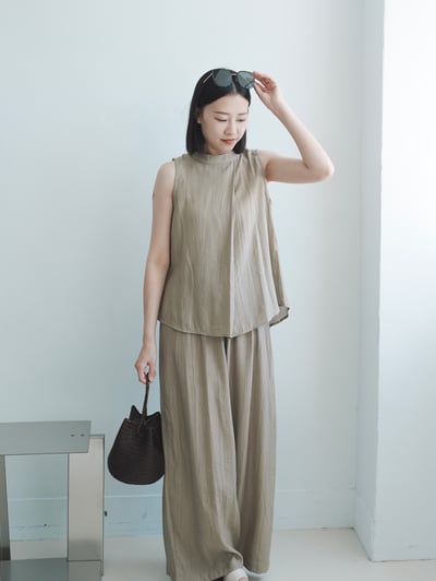 H15 水波紋削尖涼感套裝4