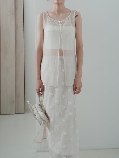 J08 浪漫系玫瑰紗裙7