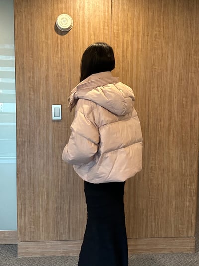 KR17 可拆式帽羽絨外套9