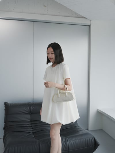 T05 典雅細緻緞面洋裝4