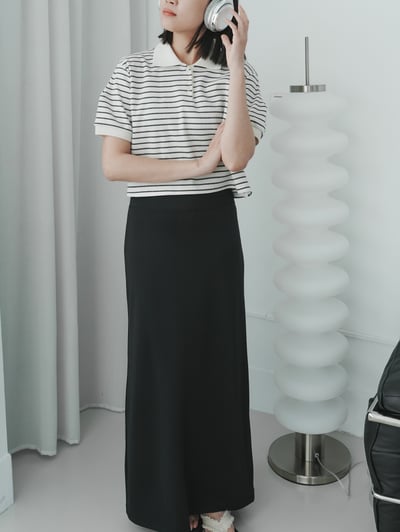 H18 A字版修身半身裙6