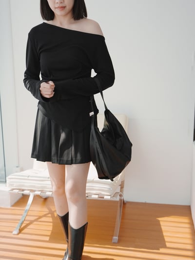 G10 法式百摺設計褲裙6