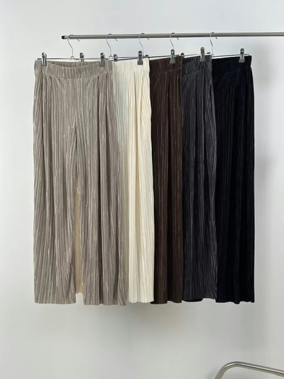 Z10 高級光感立體直紋褲1