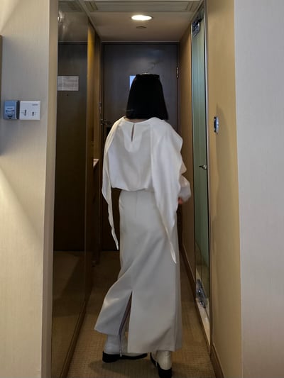 B10 腰間繩設計半身裙6