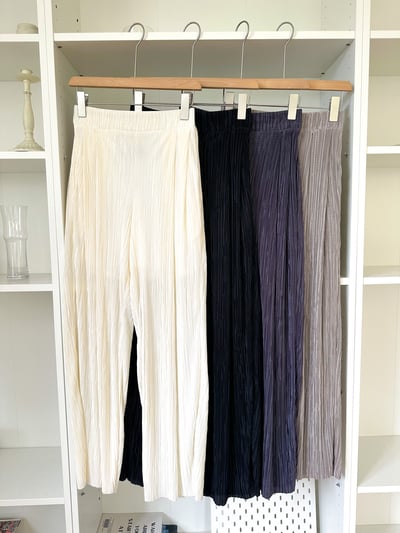 Z10 高級光感立體直紋褲8