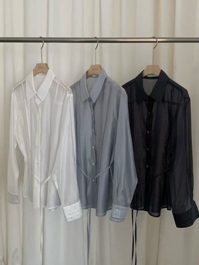 B09 微透光感隱約襯衫1